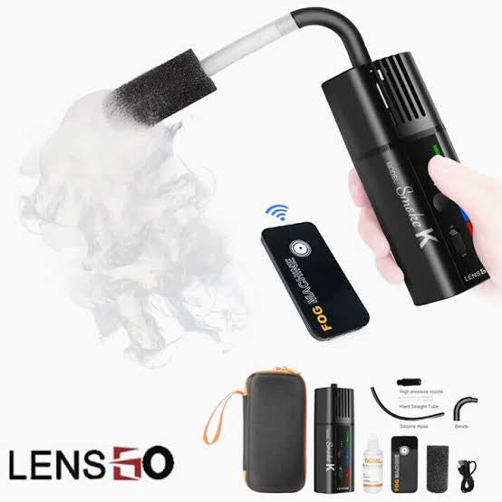 LENSGO Smoke K 30W Portable Smoke Machine Dry ice Fog Machine Photography Effect