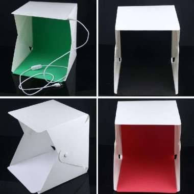 Portable Foldable Photobox (4 color backdrops)