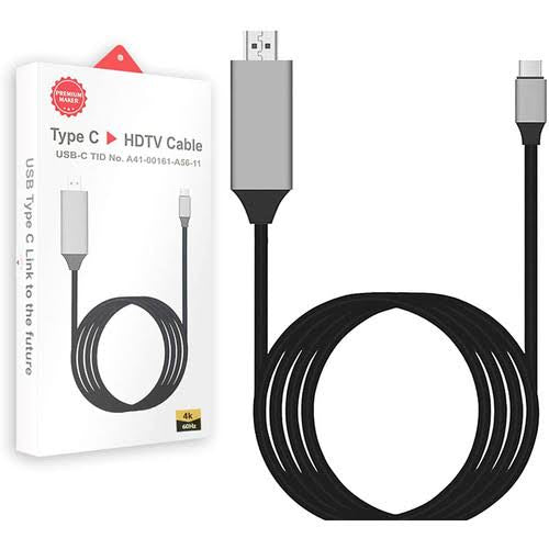 Premium Maker USB Type C to HDMI HDTV Adapter 4K (No. A41-00161-A46-11) TH PLUS