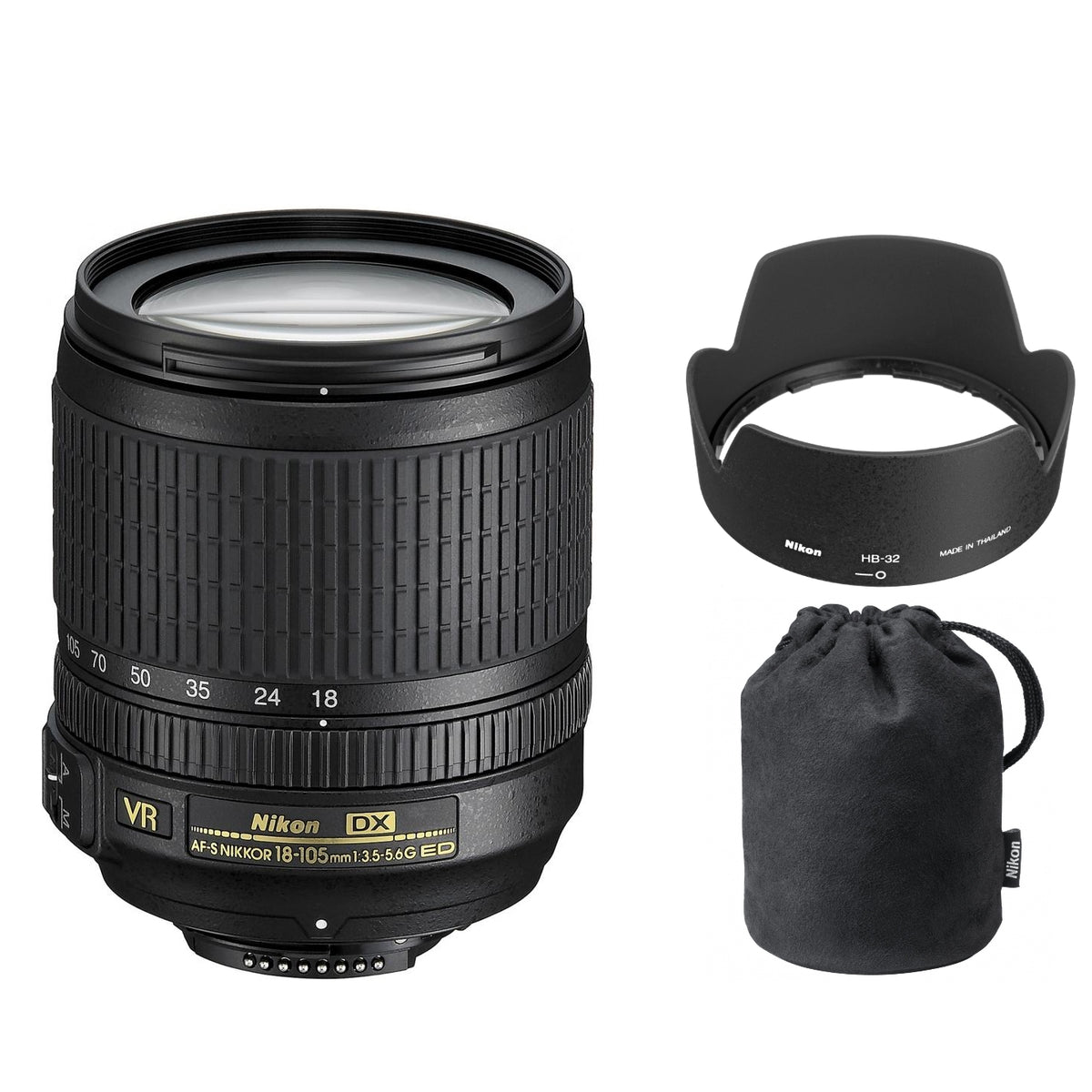 ニコン AF-S 18-105mm f 3.5-5.6G DX ED VRレンズ - レンズ(ズーム)