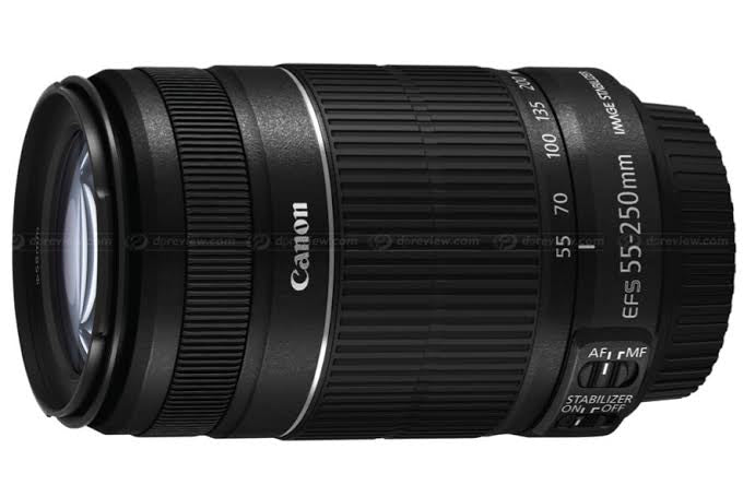 CANON EF-S 55-250MM F/4.0-5.6 IS II TELEPHOTO ZOOM LENs (used)