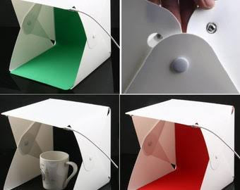 Portable Foldable Photobox (4 color backdrops)