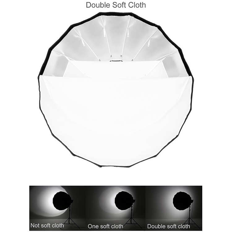 P90L 90CM Photo Studio Soft box Godox Deep Parabolic Bowens Mount Softbox For Flash Speedlite Reflector