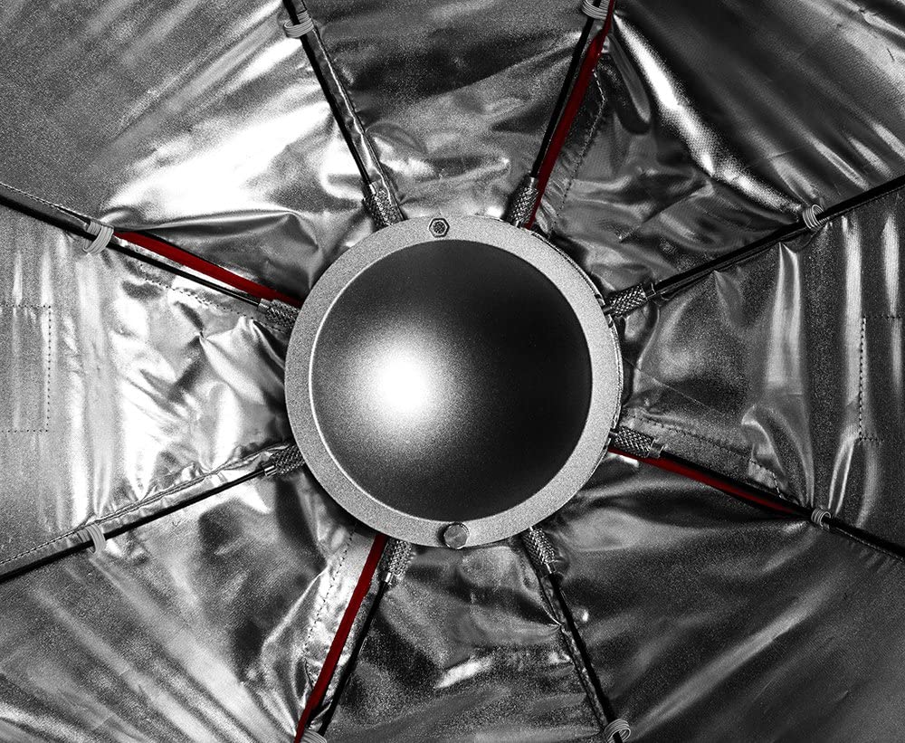 Jinbei Foldable BD 60 Beauty Dish Light Softbox 60 cm Silver For Portys and Studio Flash