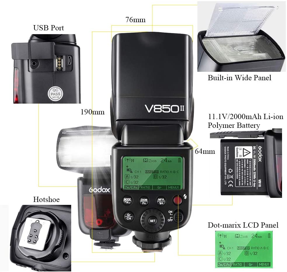 Godox V860IIF TTL Flash Light for Canon
