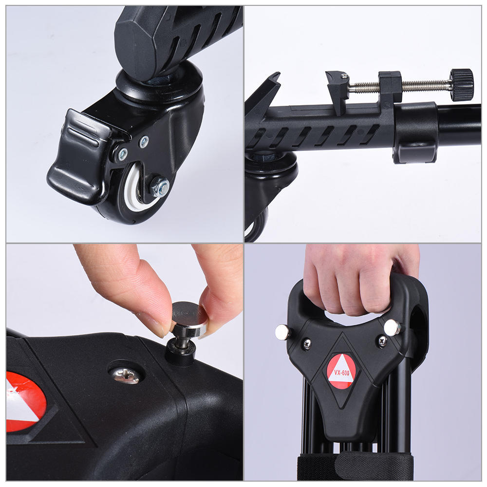 Kingjoy VX-600D Camera Tripod Dolly Base Stand