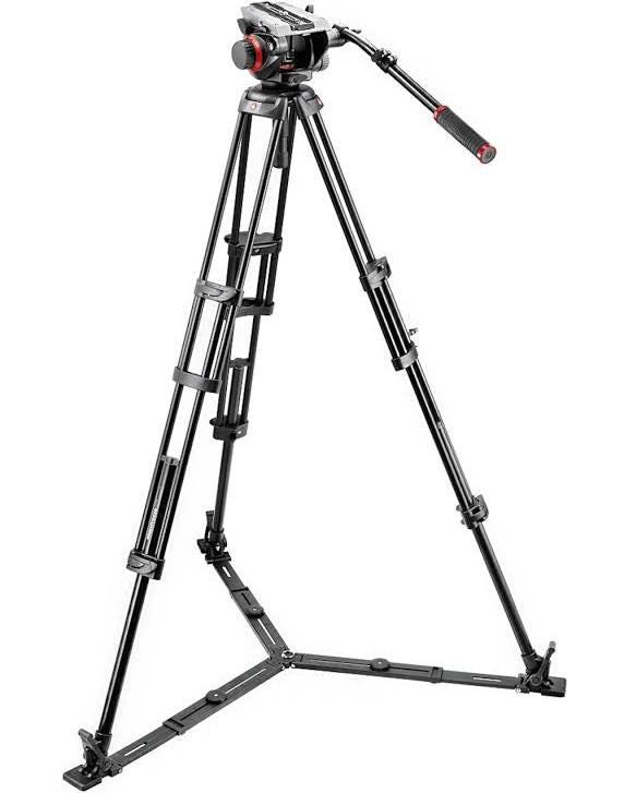 (Use) Manfrotto Pro Video MVH502A Head + 546GB Tripod + Padded Bag