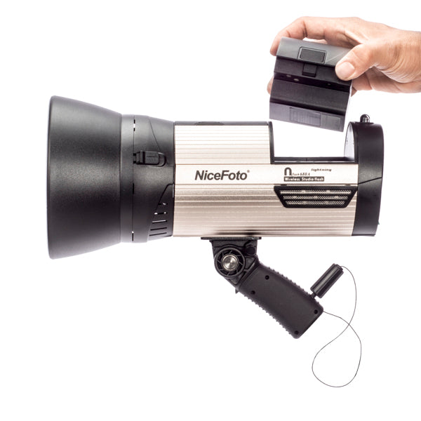 Nicefoto 680A Photography Studio Flash 600W Ring Flash Light High Speed Sync Radio Flash (Battery powered) for outdoor