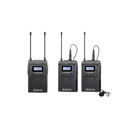 BOYA BY-WM8 Pro-K2 UHF Dual-Channel Wireless Lavalier System (used)