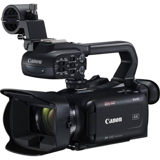 CANON XA40 PROFESSIONAL UHD 4K CAMCORDER (used)