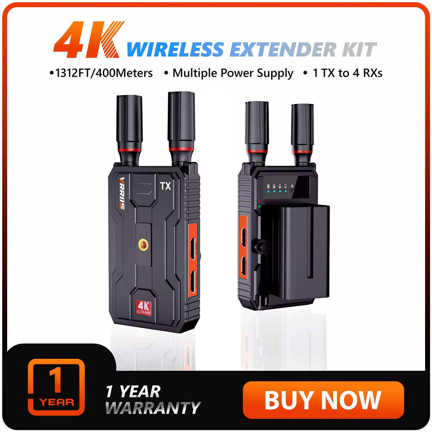 vrriis 4k wireless hdmi transmitter and receiver WL097 Pro