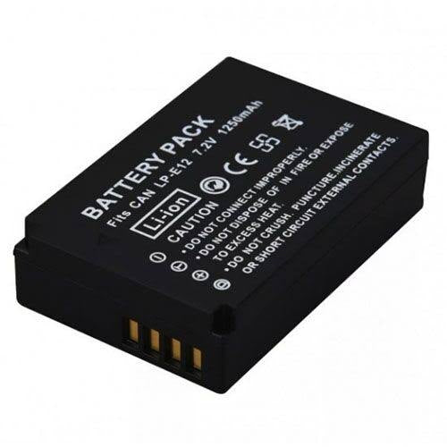 Replacement Battery LP-E12 for Canon cameras