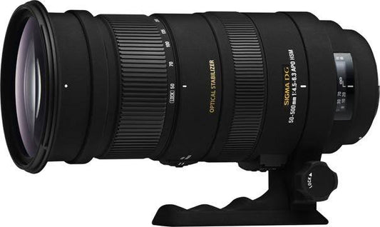 50-500mm F4.5-6.3 APO DG OS HSM Zoom IS Lens for Nikon (used)