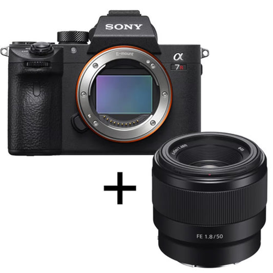 Sony a7R III Mirrorless Digital Camera + FE 50mm f/1.8 Lens (used)