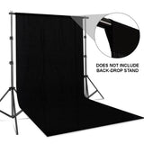 Professional 3mX6m photography Backdrop Black Screen