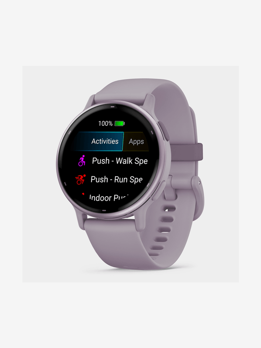 Garmin Vivoactive 5 Metallic orchid Aluminium bezel with orchid case and silicone band