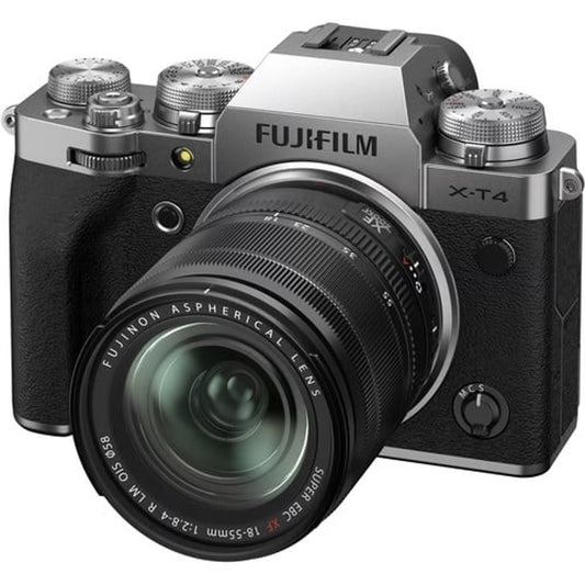 Fujifilm X-T4 Mirrorless Digital Camera + 18-55mm Lens (Silver) (used)