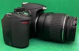 NIKON D3100 + 18-55mm lens DIGITAL SLR CAMERA ( used)