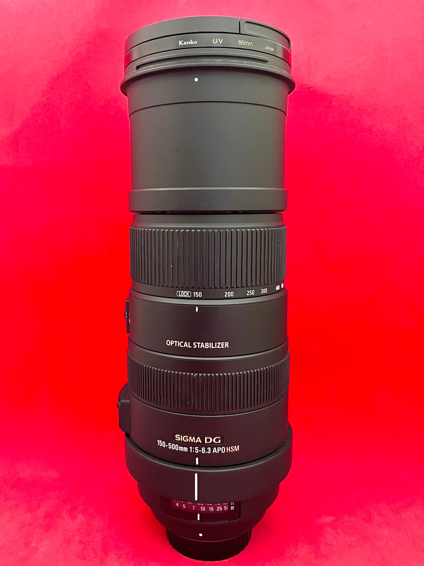 Sigma 150-500mm f/5-6.3 AF APO DG OS HSM Telephoto Zoom Lens for Nikon (Used)