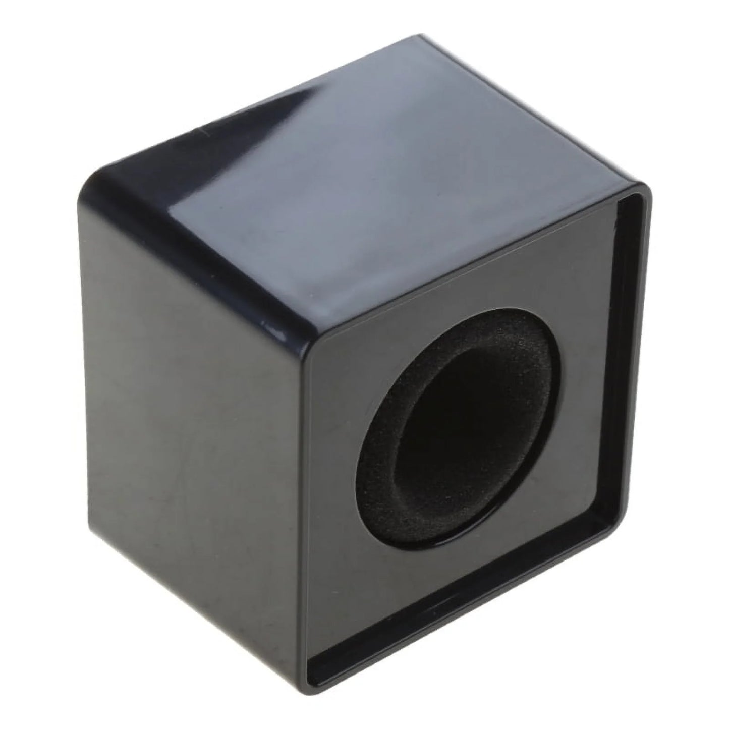 Cube logo holder for microphone in plastic material