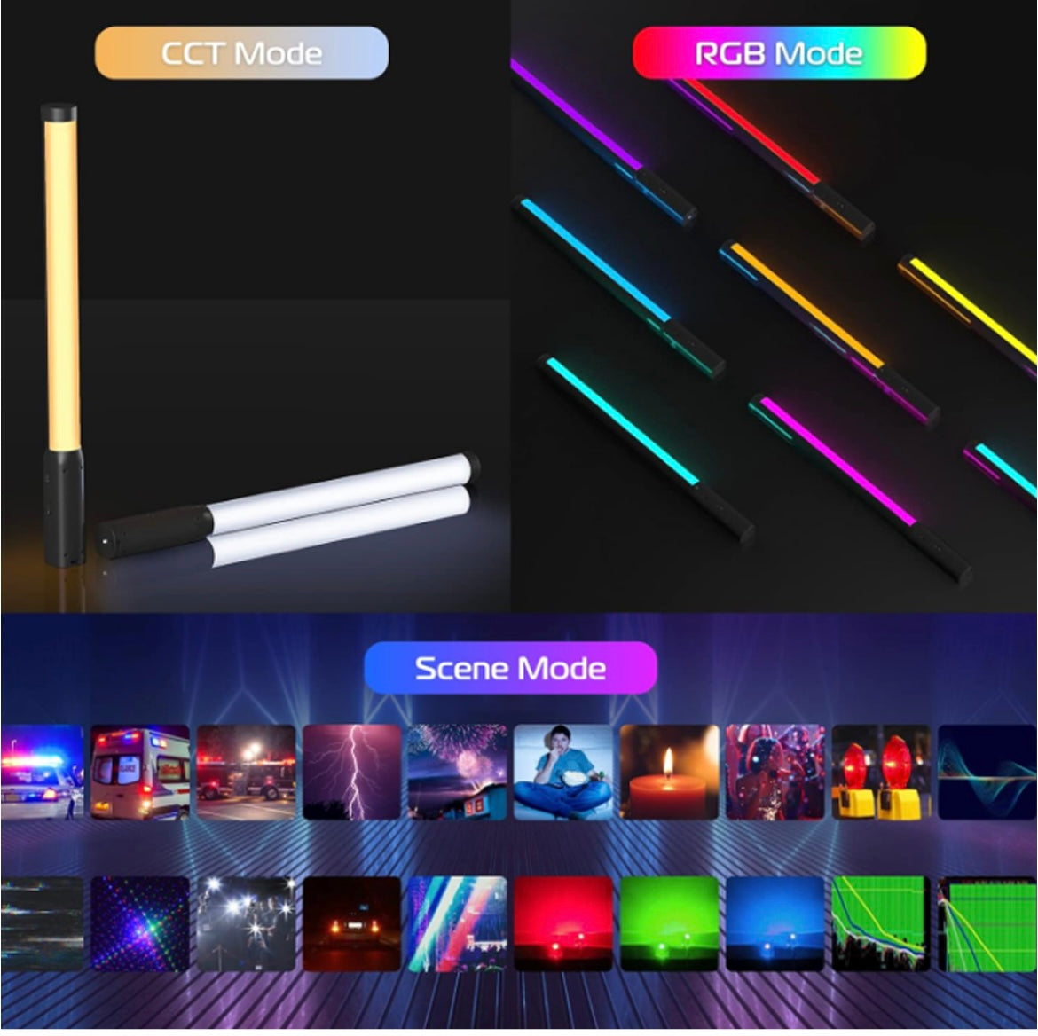 Portable Handheld RGB LED Light LS-188