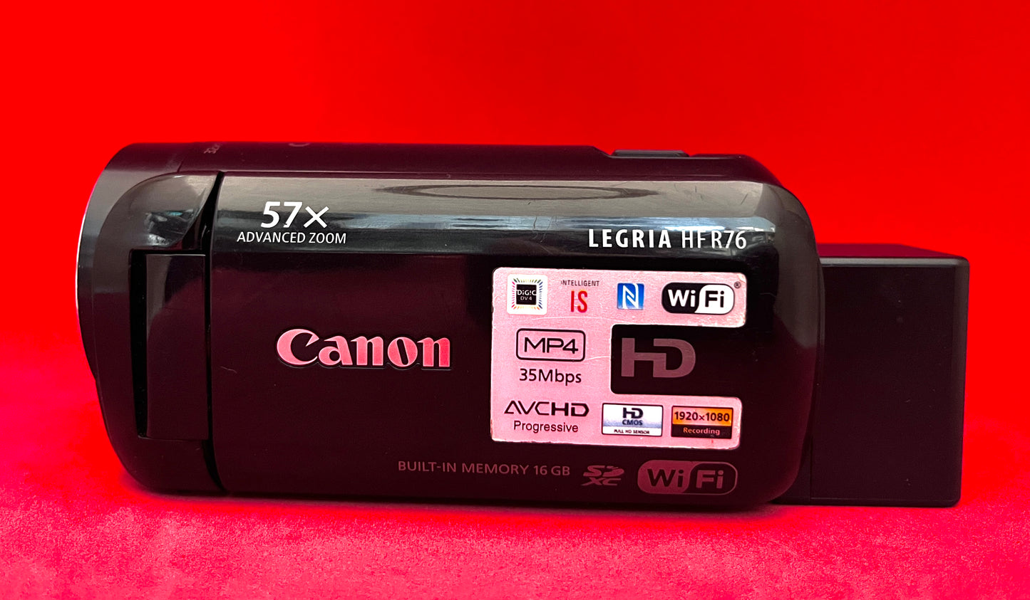 Canon Legria HF R76 Video Camcorder Black (used)