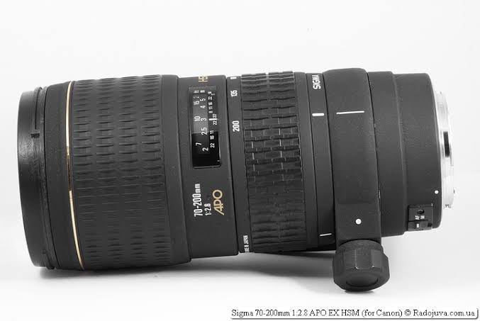 Sigma 70-200mm 1: 2.8 APO EX HSM For Canon EF-mount (used)