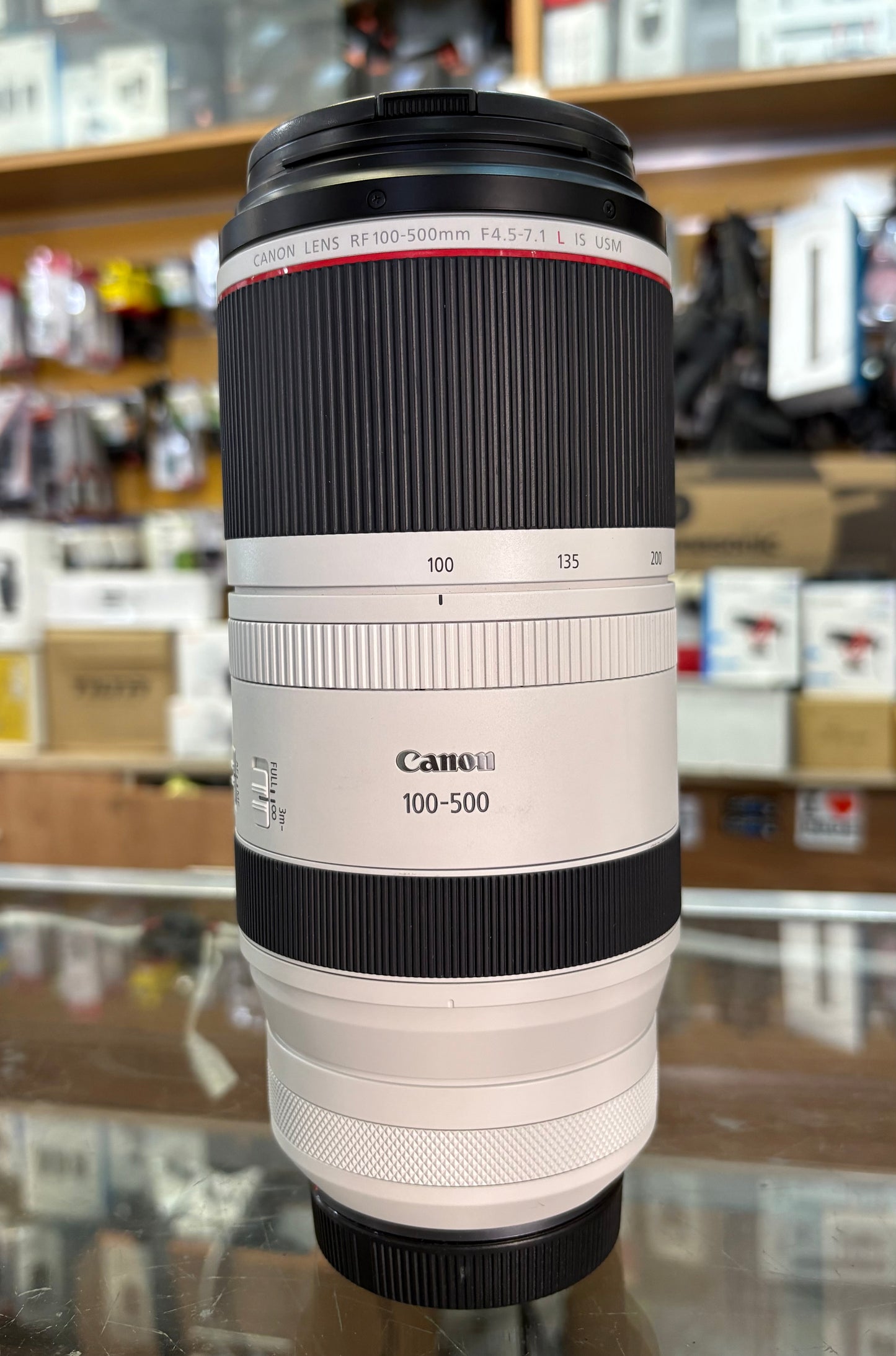 Canon RF 100-500mm f/4.5-7.1L IS USM Lens (used).