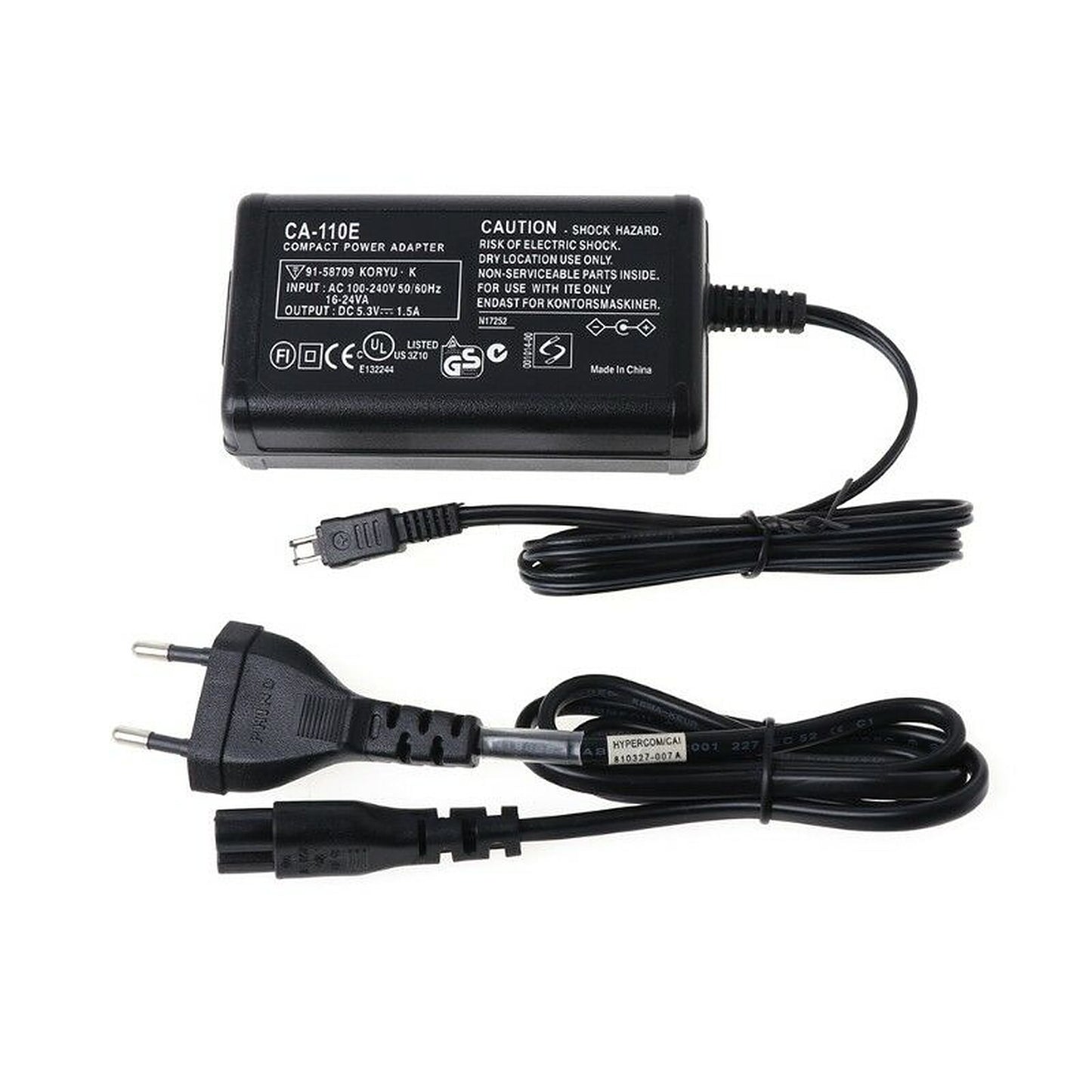 Replacement charger for CANON CA-110E POWER ADAPTER