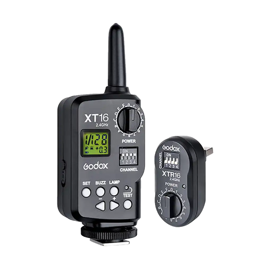 Godox XT-16 Wireless Power-Control Flash Trigger 2.4G (Transmitter and Receiver)
