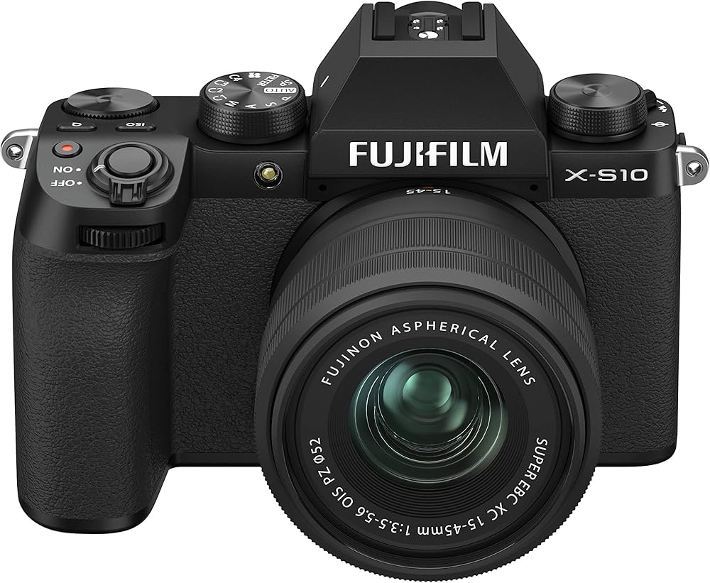Fujifilm X-S10 Camera + Fujifilm XC 15-45mm F3.5-5.6 OIS PZ Lens ( pre-owned)