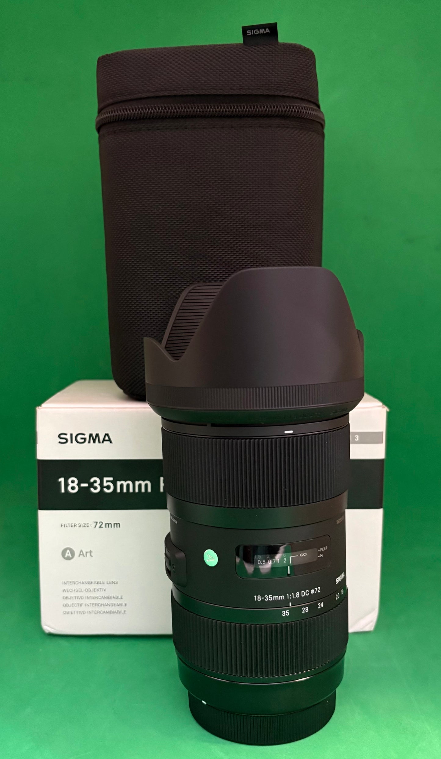 Sigma 18-35mm f1.8 DC HSM Art Lens For Canon EF (used) New condition