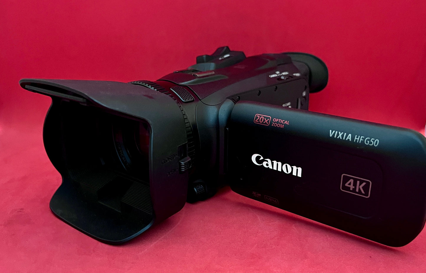 Canon Vixia HF-G50 4K UHD Camcorder 20x
Optical zoom (used)