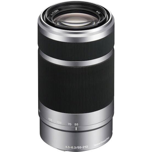 Sony E 55-210mm F4.5-6.3 OSS Lens silver  (Used)