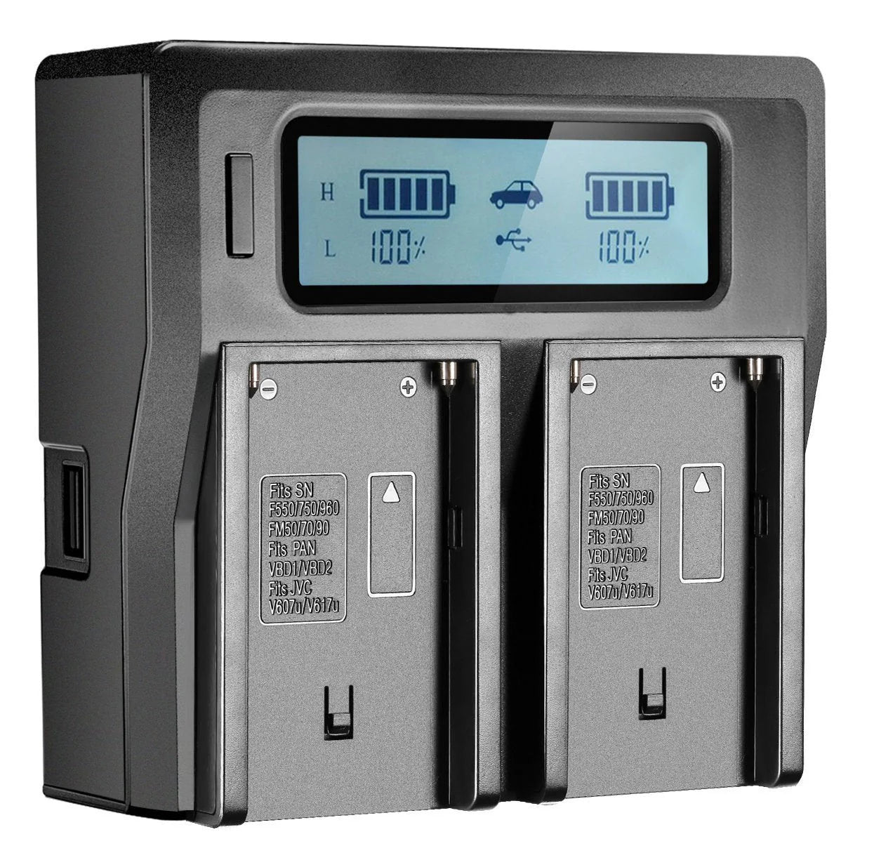 Dual Battery Charger For Sony BP-U30 BP-U60... Battery series