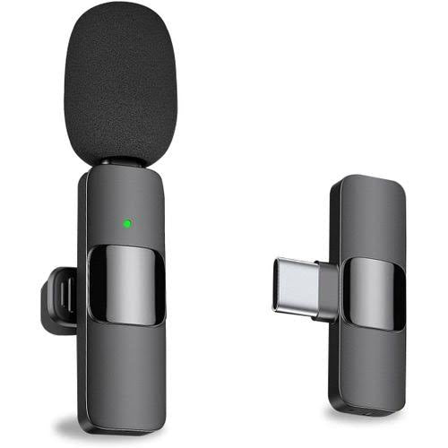 Wireless Lavalier Microphone - Compatible with Type C