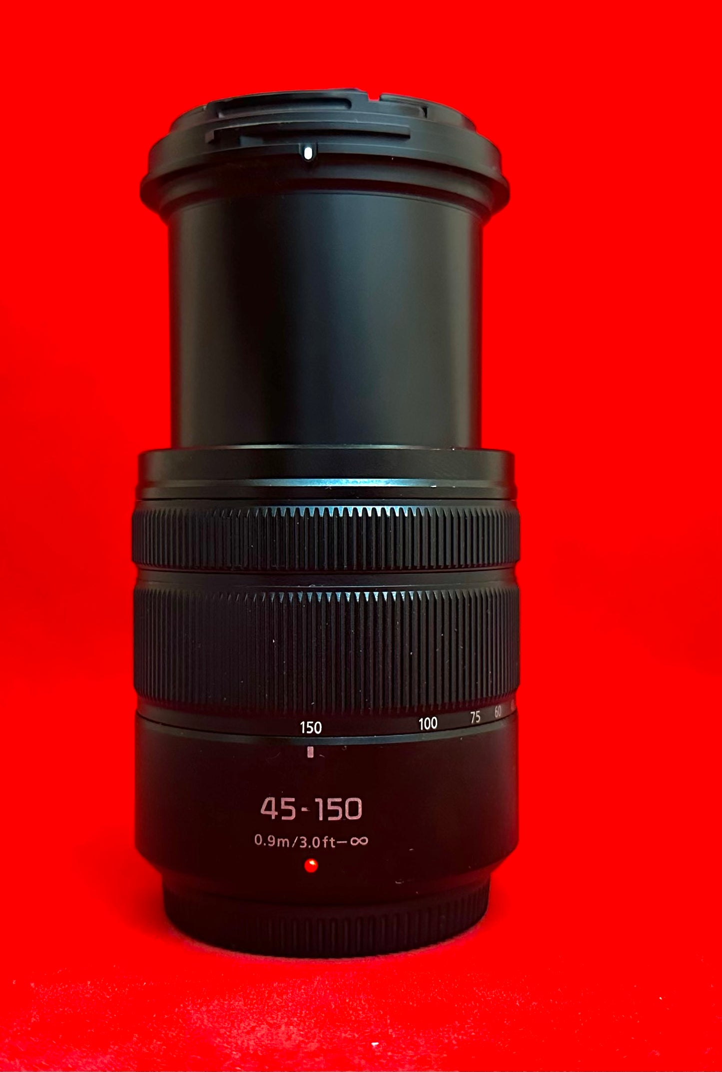 Panasonic Lumix G Vario 45-150mm f/4-5.6 ASPH MEGA O.I.S. Lens (used)