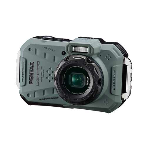 Pentax WG-1000 Outdoor Weatherproof Camera Olive Brand New