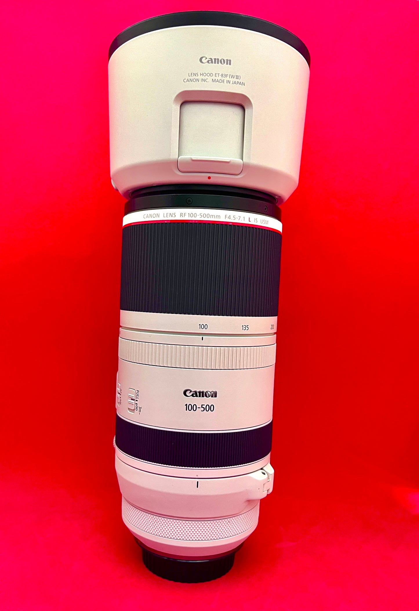Canon RF 100-500mm f/4.5-7.1L IS USM Lens (used)