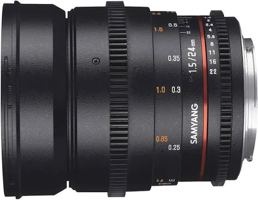 Samyang 24mm T1.5 VDSLR II Ed As If UMC Lens for Canon EF  (used)