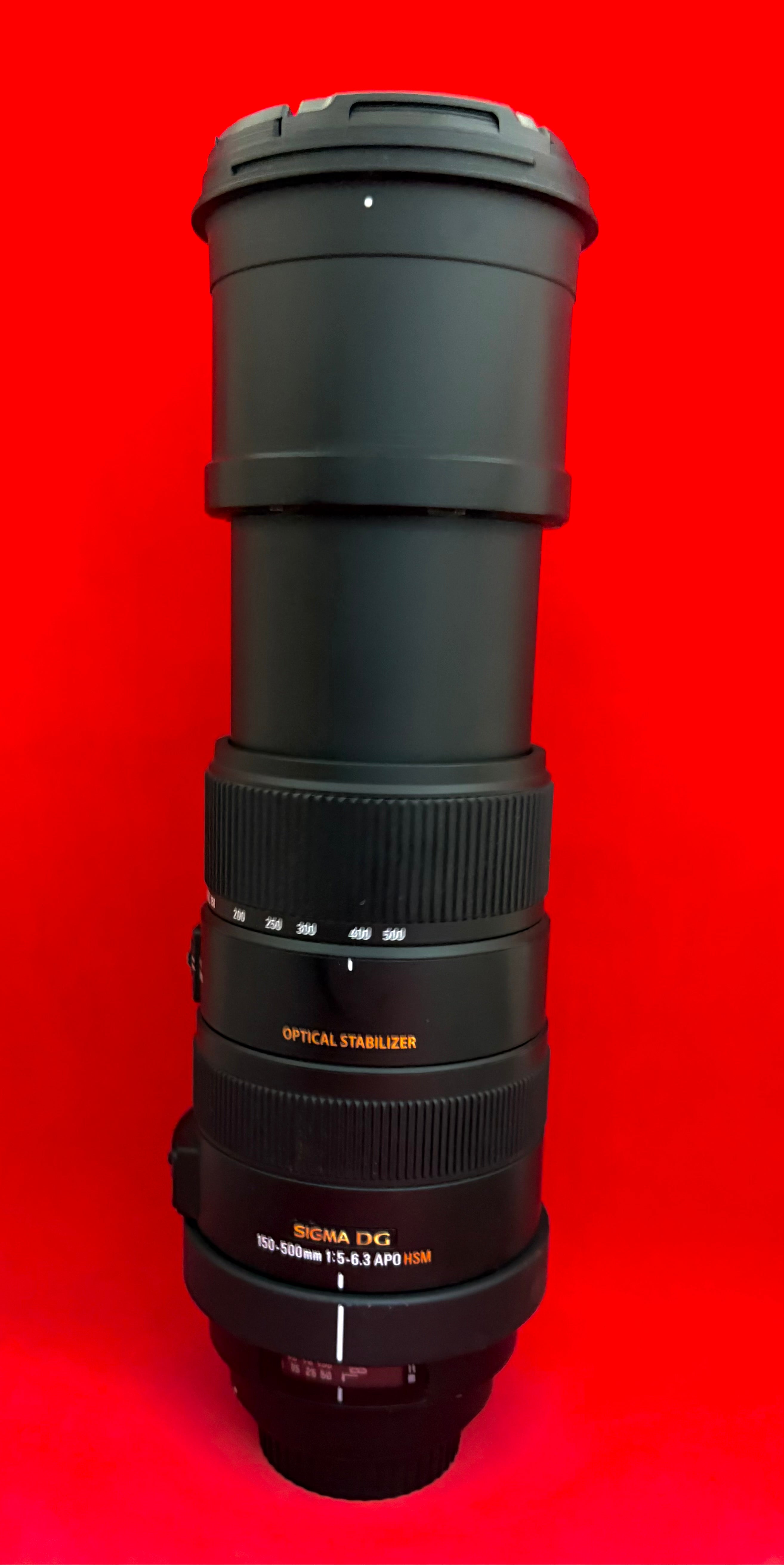 Sigma 150-500mm f/5-6.3 DG APO AF HSM OS Lense for CANON (USED