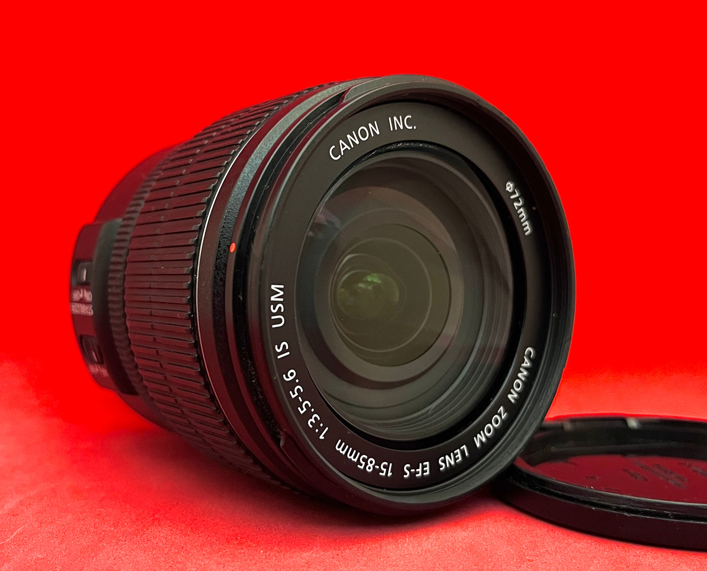 CANON EF-S 15-85MM F3.5-5.6 IS USM MACRO LENS (used)