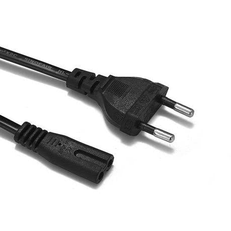 Figure-8 (C7/C8) to EU 2 Pin
Power Cord Cable