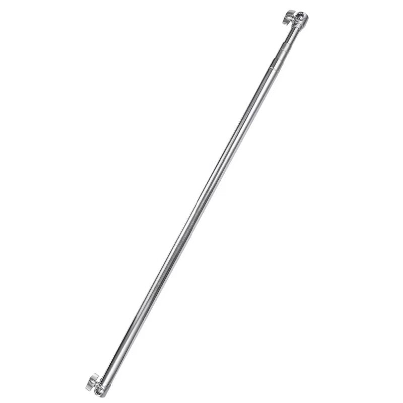 Stainless Steel silver Crossbar, Backdrop Stand Cross Bar 3.94ft - 9.84ft Adjustable