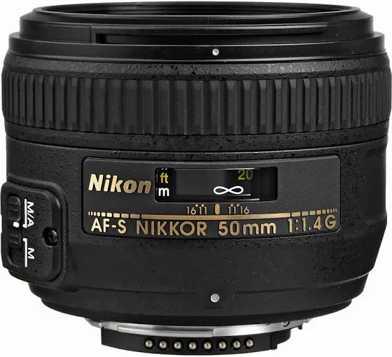 Nikon AF-S NIKKOR 50mm f/1.4G Lens (used)