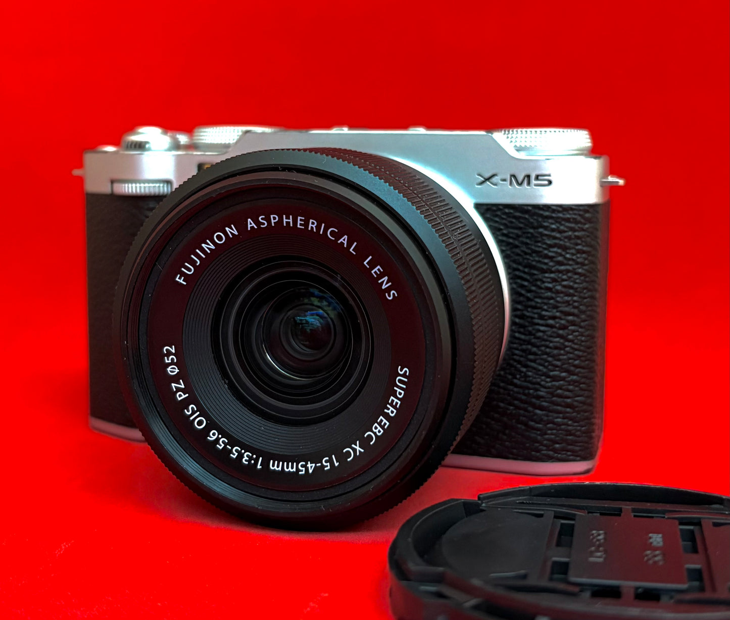 Fujifilm X-M5 Mirrorless Camera with XC 15-45mm f/3.5-5.6 Lens Silver (used)