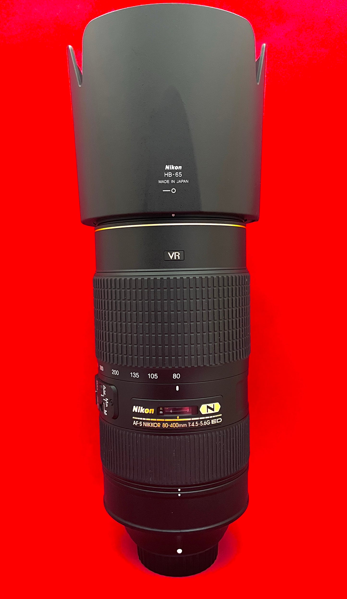 Nikon AF-S NIKKOR 80-400MM F/4.5-5.6 G ED VR Used