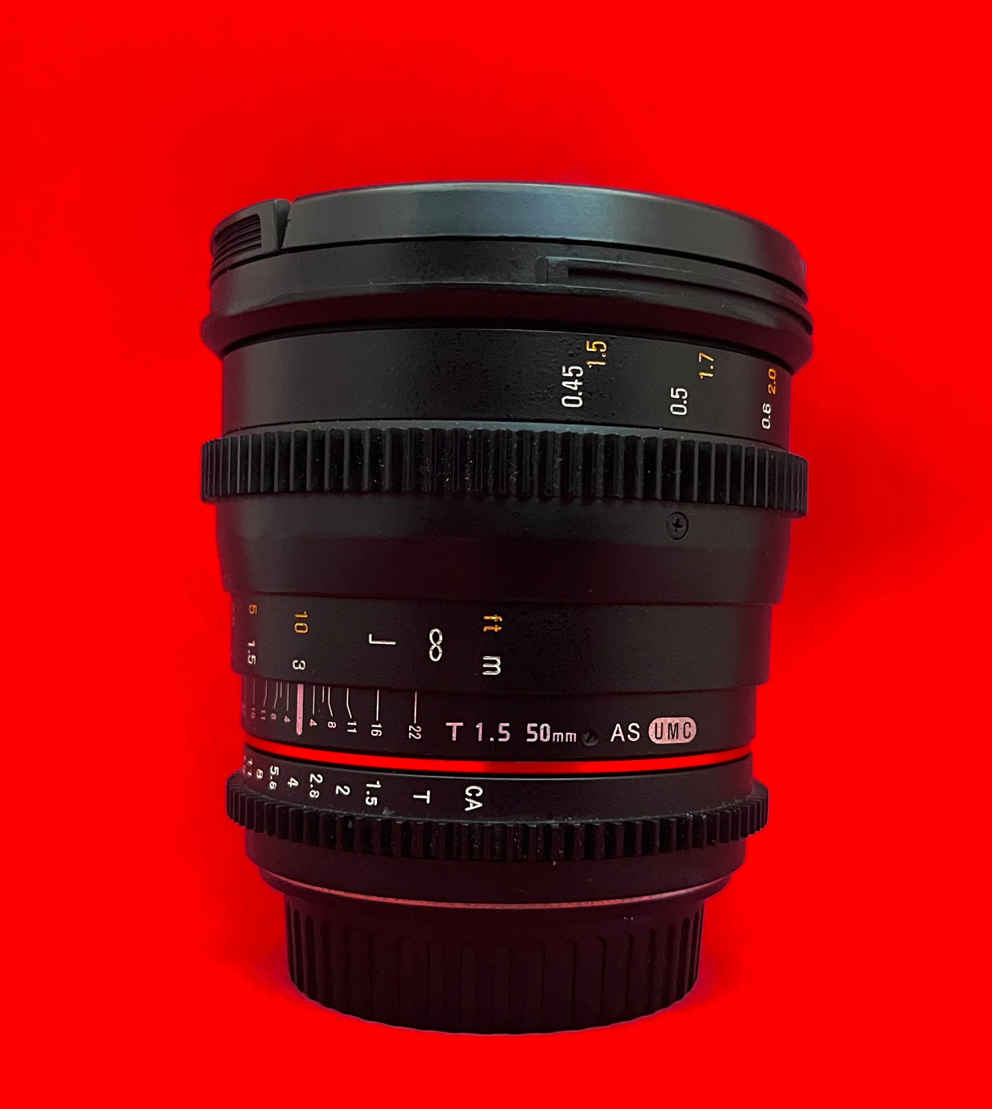 Samyang 50mm T1.5 VDSLR AS UMC Lens for Canon EF