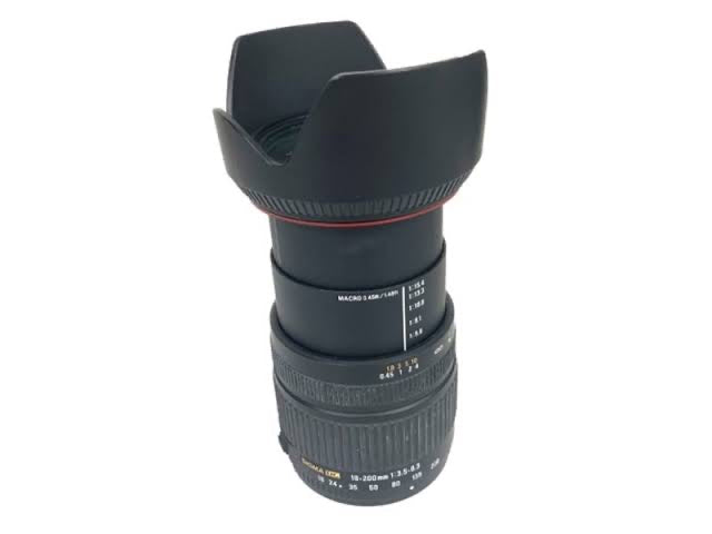 Sigma 18-200mm f/3.5-6.3 DC Lens for Canon Digital SLR (used)