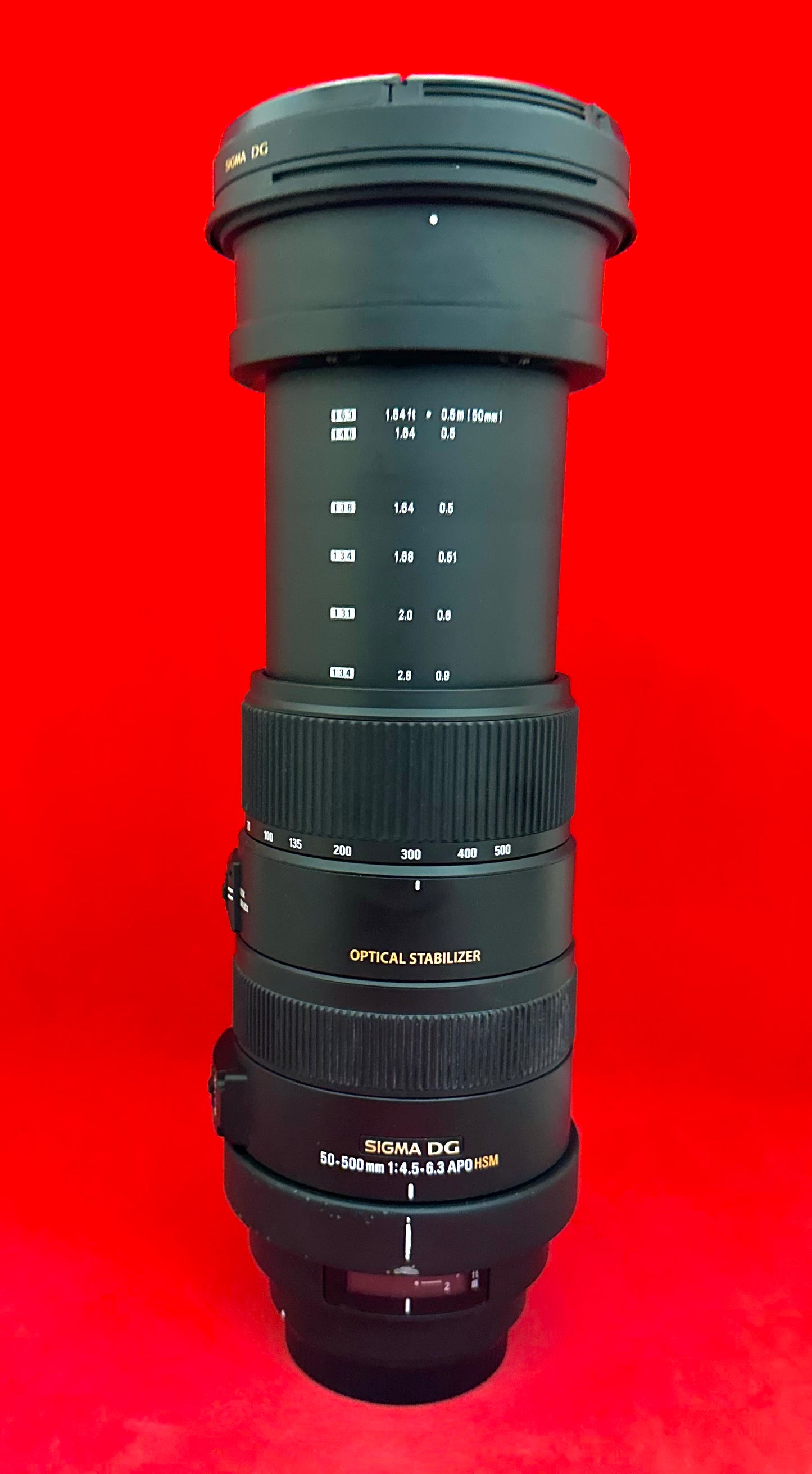 50-500mm F4.5-6.3 APO DG OS HSM Zoom IS Lens for Nikon (used)